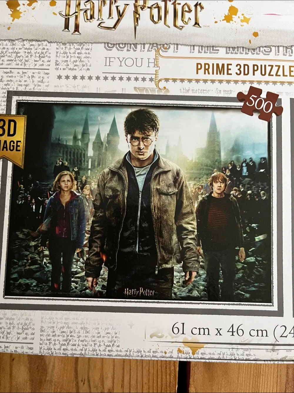 Unused!! HARRY POTTER 3D 3D Lenticular Puzzle Set (2 in 1)